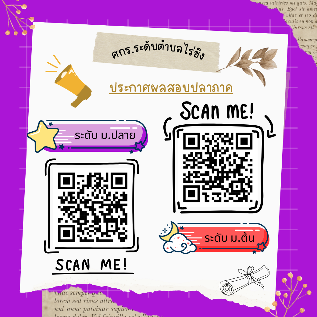 ประกาศผลสอบ